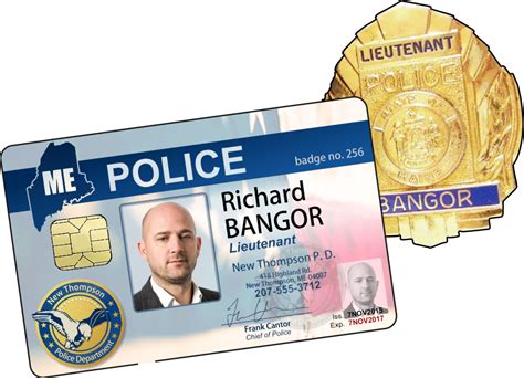 police id badge checklist